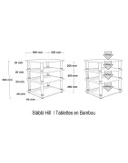 Norstone Stabble Hifi meilleur prix pas cher le Havre rouen Dieppe Fécamp Evreux Caen St Lo Normandie Bretagne Bambou Dimensions