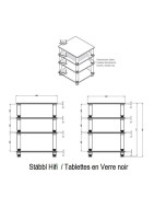 Norstone Stabble Hifi meilleur prix pas cher le Havre rouen Dieppe Fécamp Evreux Caen St Lo Normandie Bretagne Noir Dimensions
