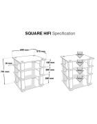 Norstone Square hifi meilleur prix pas cher Havre rouen Dieppe Fécamp Evreux Caen Cherbourg St Lo Normandie Bretagne Dimensions