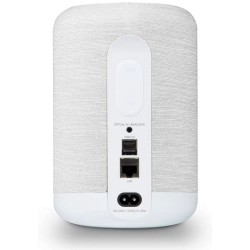 Bluesound Pulse Flex Enceinte nomade couleur blanc vue de dos meilleur prix pas cher