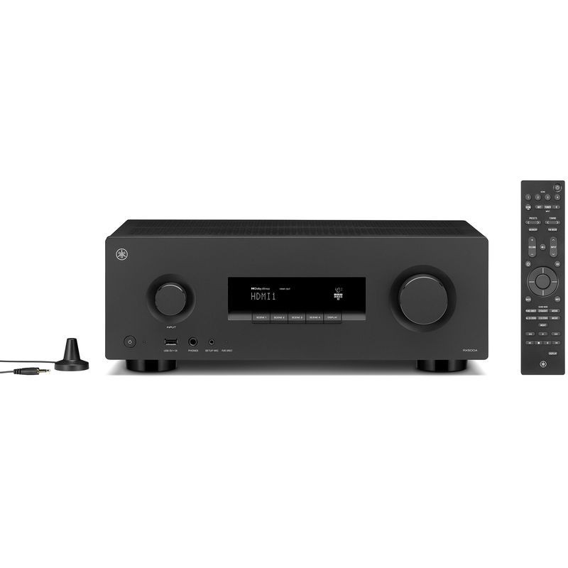 Yamaha RX-500A amplificateur Home cinéma meilleur prix revendeur Seine Maritime Normandie France face avant micro télécommande