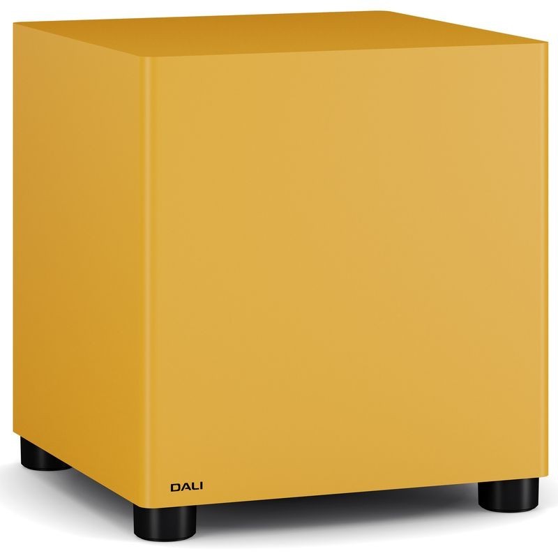 Dali Basik SUB caisson de grave revendeur agréé meilleur prix Seine Maritime Normandie France couleur jaune doré face avant