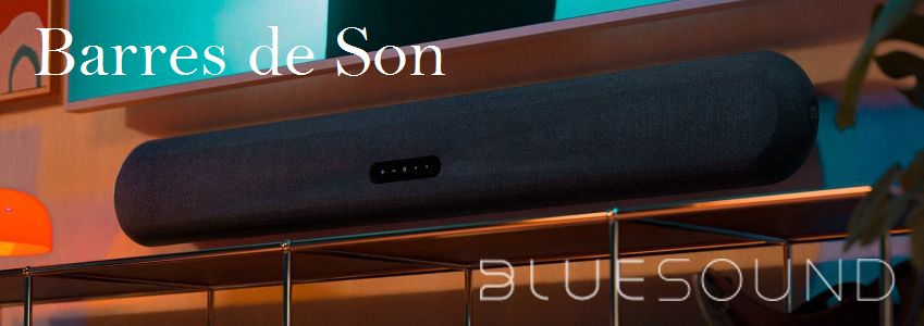 Bluesound barre de son Réseau revendeur distributeur agréé officiel meilleur prix pas cher le havre Rouen Dieppe Fécamp Evreux Caen Cherbourg St Lô paris Normandie Seine Maritime Bretagne Hauts Ile de France Rennes Vannes Nantes Lille Amiens Compiègne Nord Pas de Calais
