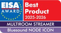Bluesound Node Icon bluetooth vente meilleur prix pas cher le Havre Rouen Dieppe Fécamp Cherbourg St Lô Caen Evreux Paris Normandie Seine Maritime Bretagne Rennes Vannes Nantes Lille amiens Compiègne Nord Pas de Calais Hauts Ile de France meilleur achat eisa award prix