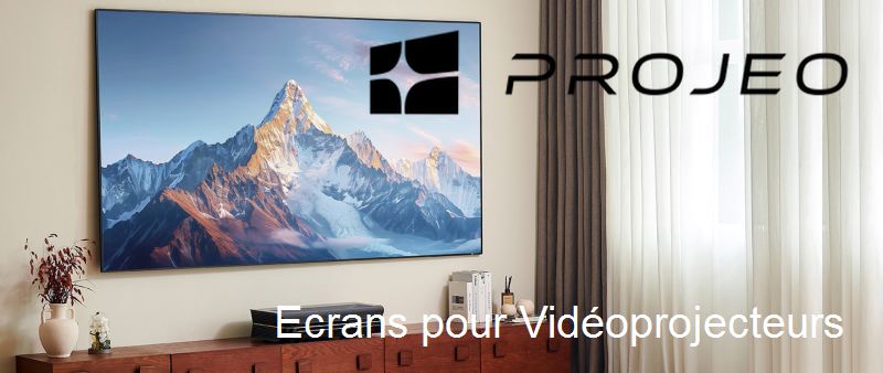 Projeo écrans projection revendeur distributeur meilleur prix pas cher le havre Rouen Dieppe Fécamp Evreux Caen Cherbourg St Lô paris Normandie Seine Maritime Bretagne Ile Hauts de France Calvados Eure Manche Rennes Nantes Vannes Lille Amiens Compiègne Nord Pas de Calais